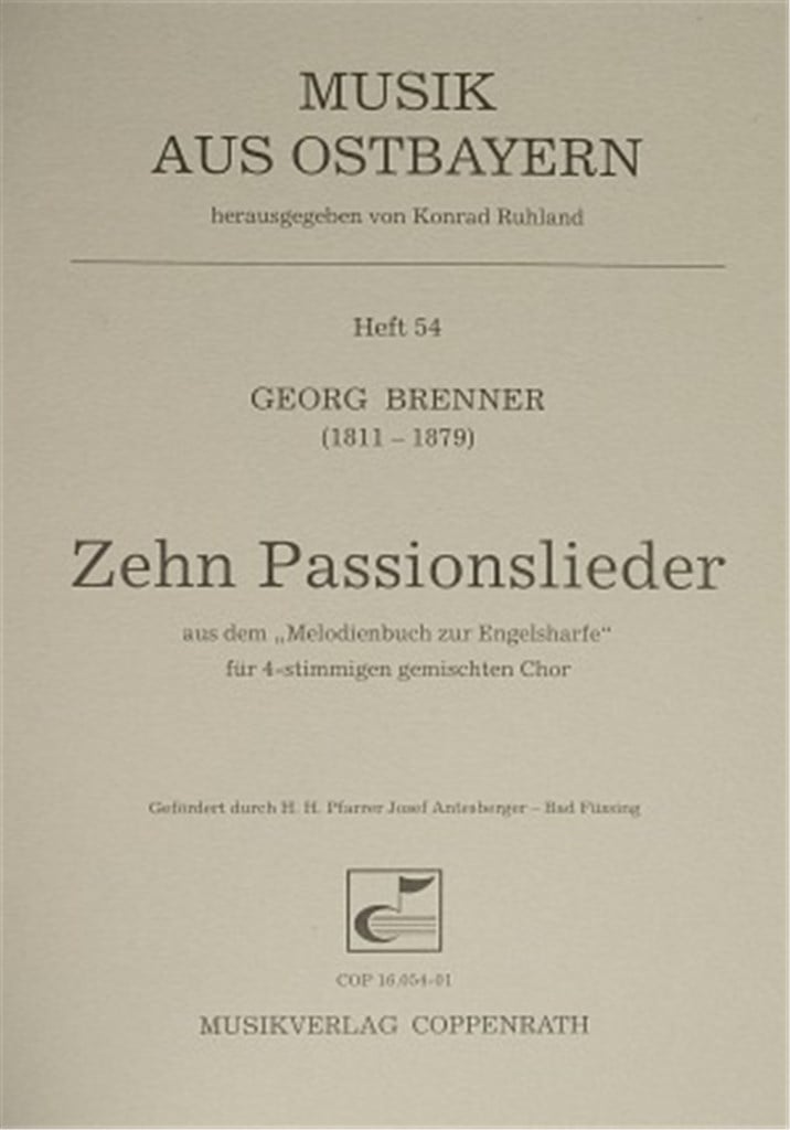 Brenner: Zehn Passionslieder